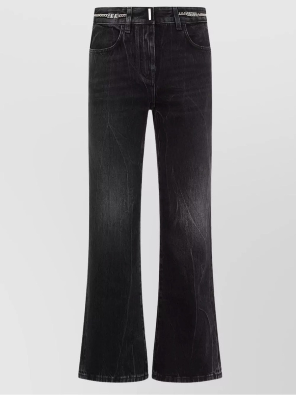 NWT GIVENCHY
DENIM CROPPED BOOTCUT TROUSERS SZ 29